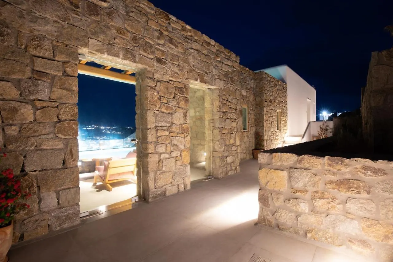 ホテル Due Mari Mykonos Agios Ioannis Diakoftis